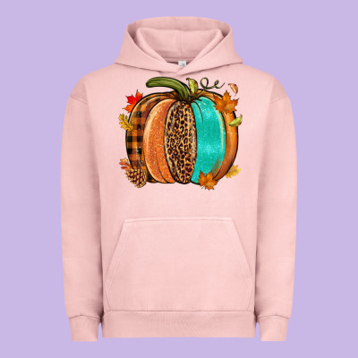 Fall Leopard Pumpkin Urban Hoodie Designed By Nancycooperartshop