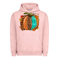 Pigment Salmon Fall leopard pumpkin Urban Hoodie - NancyCooperArtShop