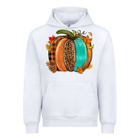 White Fall leopard pumpkin Urban Hoodie - NancyCooperArtShop