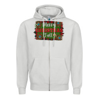 Merry Christmas Y'all Zipper Hoodie | Teevron