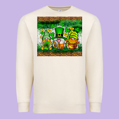 St. Patrick's Day Gnomies Tumbler St. Patricks Day Premium Sweatshirt Designed By Neo Western