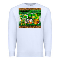 White St. Patrick's Day gnomies tumbler St. Patricks Day Premium Sweatshirt - Neo Western