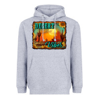 Heather Grey desert vibes background Heavyweight Hoodie - RanaPortraitStore