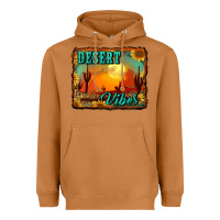 Meerkat desert vibes background Heavyweight Hoodie - RanaPortraitStore