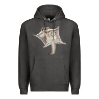 Charcoal Heather sugar glider Premium Hoodie - LillyAllenDesigns