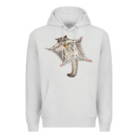 Dove Grey sugar glider Premium Hoodie - LillyAllenDesigns