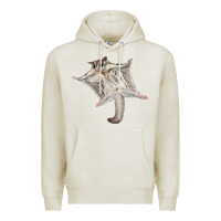 Oatmeal Heather sugar glider Premium Hoodie - LillyAllenDesigns