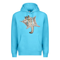 Ocean Blue sugar glider Premium Hoodie - LillyAllenDesigns