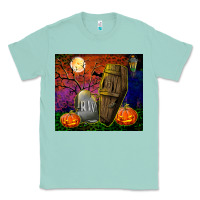 Seafoam headstone and coffin tumbler Classic Tee - BundleAndBundleShop