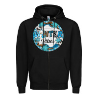 Black Winter vibes Zipper Hoodie - RanaPortraitStore