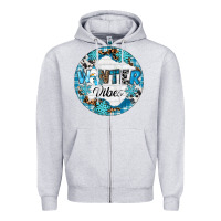 Winter Vibes Zipper Hoodie | Teevron