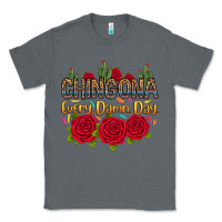 Charcoal Heather Chingona every damn day Classic Tee - RanaPortraitStore