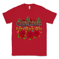 Red Chingona every damn day Classic Tee - RanaPortraitStore