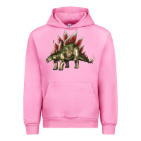 Fuchsia Pink Stegosaurus Urban Hoodie - LillyAllenDesigns
