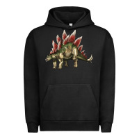Pigment Black Stegosaurus Urban Hoodie - LillyAllenDesigns