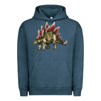 Pigment Midnight Navy Stegosaurus Urban Hoodie - LillyAllenDesigns