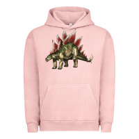 Pigment Salmon Stegosaurus Urban Hoodie - LillyAllenDesigns