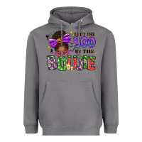 Storm I Put The Boo In The Boujie Messy Bun Heavyweight Hoodie - texasbilliewilder
