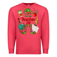 Cardinal im the teacher elf Premium Sweatshirt - FaDigitalArtStudio
