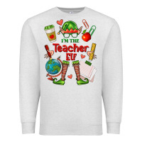 Oatmeal Heather im the teacher elf Premium Sweatshirt - FaDigitalArtStudio