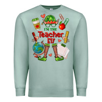 Seafoam im the teacher elf Premium Sweatshirt - FaDigitalArtStudio