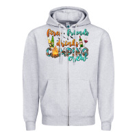 Heather Grey fires friends drinks camping crew Zipper Hoodie - texasbilliewilder