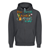 Smoke fires friends drinks camping crew Zipper Hoodie - texasbilliewilder
