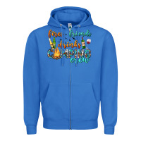 True Royal fires friends drinks camping crew Zipper Hoodie - texasbilliewilder