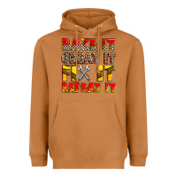 Meerkat race it great it fix it repeat it Heavyweight Hoodie - Zillion Design Studio