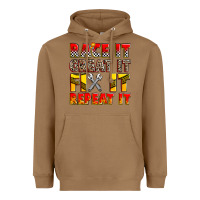 Toasted Coconut race it great it fix it repeat it Heavyweight Hoodie - Zillion Design Studio