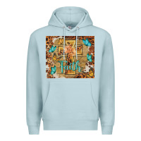 Blue Mist faith cross Premium Hoodie - BarkalooDesign