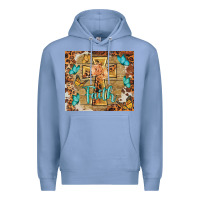 Colony Blue faith cross Premium Hoodie - BarkalooDesign
