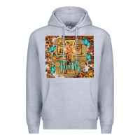 Heather Grey faith cross Premium Hoodie - BarkalooDesign