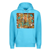 Ocean Blue faith cross Premium Hoodie - BarkalooDesign