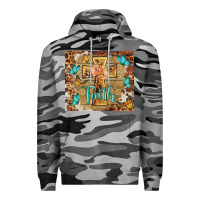 Slate Camo faith cross Premium Hoodie - BarkalooDesign