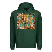 Sports Green faith cross Premium Hoodie - BarkalooDesign
