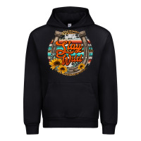 Black stay wild horseshoe Urban Hoodie - Jasminsmagicworld