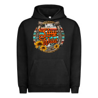 Pigment Black stay wild horseshoe Urban Hoodie - Jasminsmagicworld