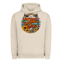 Pigment French Oak stay wild horseshoe Urban Hoodie - Jasminsmagicworld