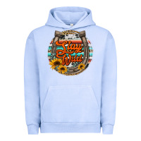 Stay Wild Horseshoe Urban Hoodie | Teevron