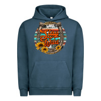 Pigment Midnight Navy stay wild horseshoe Urban Hoodie - Jasminsmagicworld