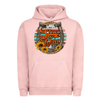 Pigment Salmon stay wild horseshoe Urban Hoodie - Jasminsmagicworld