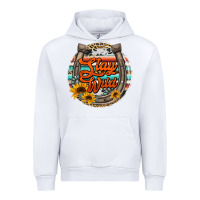 White stay wild horseshoe Urban Hoodie - Jasminsmagicworld