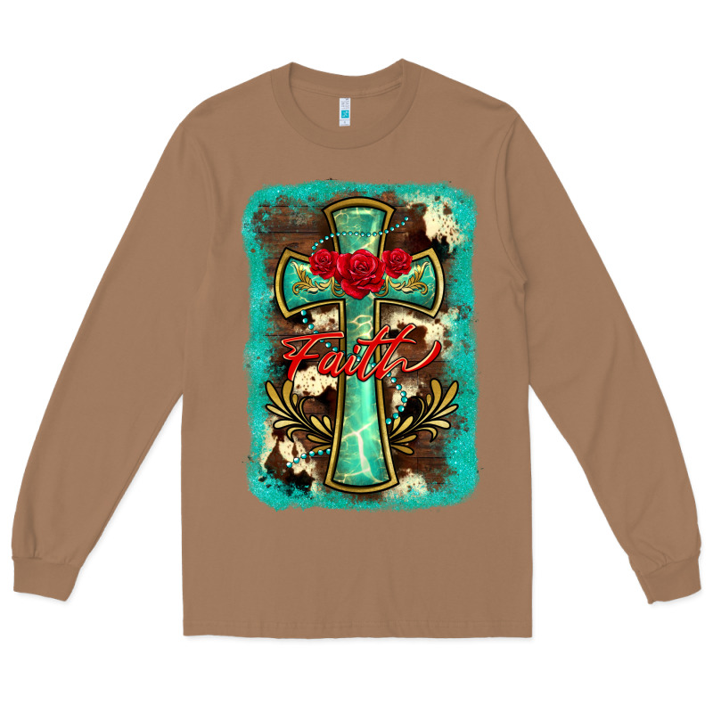 Cross Faith Background Long Sleeve Tee by BarkalooDesign | Teevron