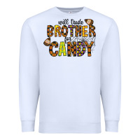 White Will Trade Brother For Candy Premium Sweatshirt - CowhideDigitalArt