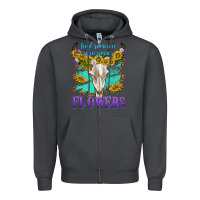 Smoke find someone who grows flowers Zipper Hoodie - texasbilliewilder