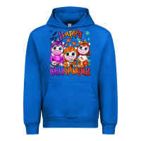 Cobalt Happy Hallothanksmas unicorns Urban Hoodie - NancyCooperArtShop