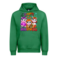 Emerald Happy Hallothanksmas unicorns Urban Hoodie - NancyCooperArtShop
