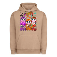 Pigment Burro Happy Hallothanksmas unicorns Urban Hoodie - NancyCooperArtShop