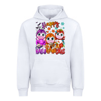 White Happy Hallothanksmas unicorns Urban Hoodie - NancyCooperArtShop